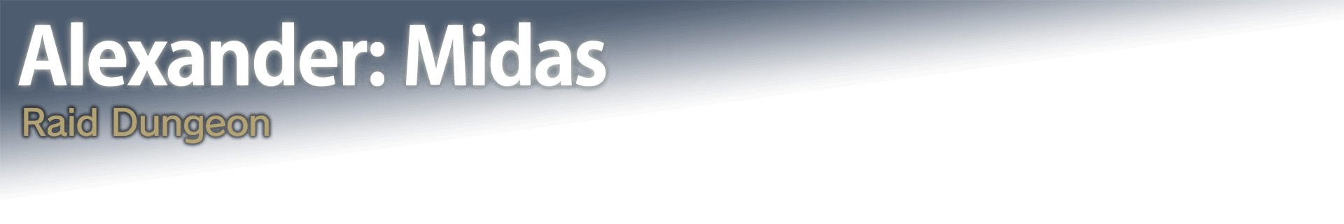 Alexander: Midas